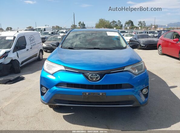 JTMWFREVXHJ718260 2017 TOYOTA RAV4 Blue Vista del cuadro de instrumentos