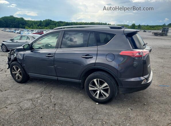 JTMWFREVXJJ730043 2018 TOYOTA RAV4 Gray Rear left