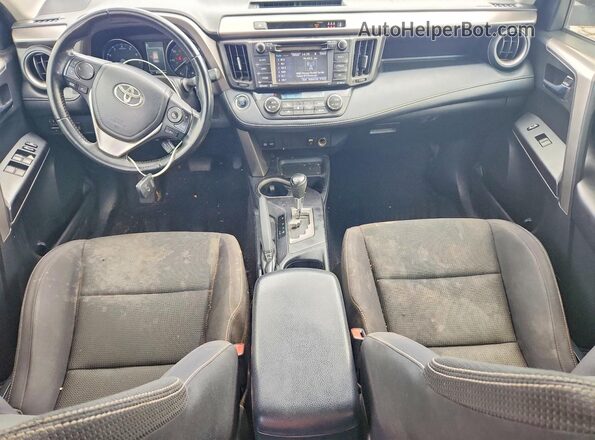 JTMWFREVXJJ730043 2018 TOYOTA RAV4 Gray Dashboard view