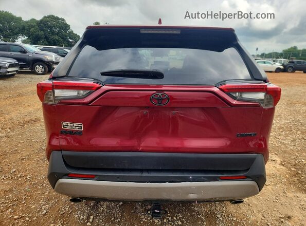 JTMY1RFV6LJ018038 2020 TOYOTA RAV4 Red უკანა ხედი