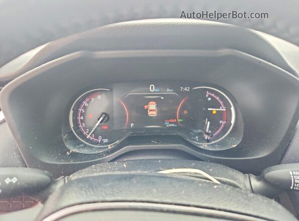JTMY1RFV6LJ018038 2020 TOYOTA RAV4 Red ხელსაწყოთა პანელის ხედი
