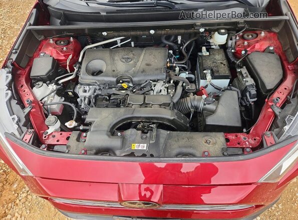 JTMY1RFV6LJ018038 2020 TOYOTA RAV4 Red ძრავის განყოფილების ხედი