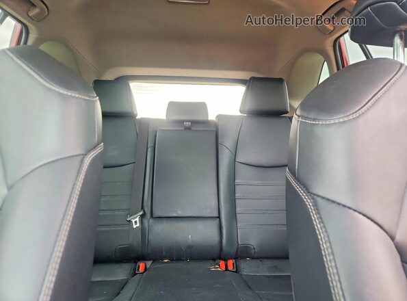 JTMY1RFV6LJ018038 2020 TOYOTA RAV4 Red უკანა სავარძლების ხედი
