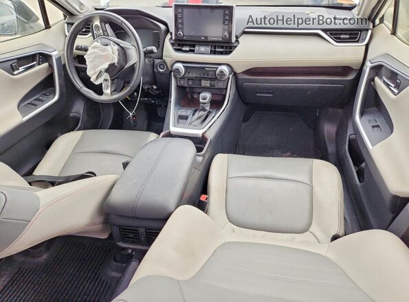 JTMY1RFV8KD500247 2019 TOYOTA RAV4 Белый Вид панели приборов