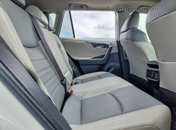 JTMY1RFV8KD500247 2019 TOYOTA RAV4 Белый Вид задней части салона