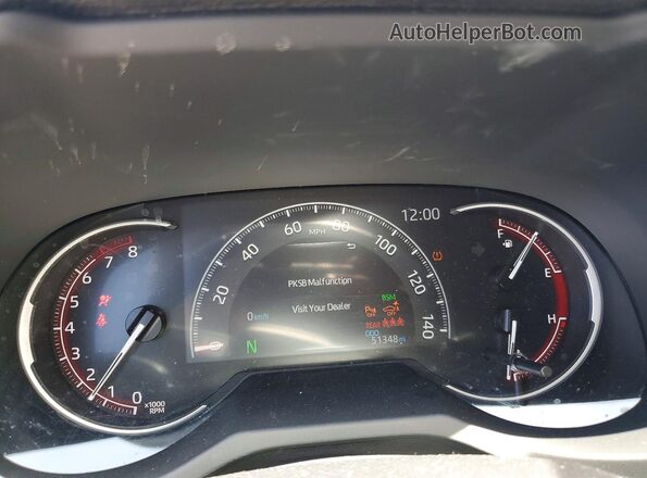JTMY1RFV9MD080341 2021 TOYOTA RAV4 Gray Widok zestawu wskaźników