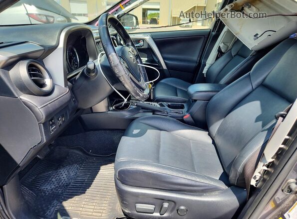 JTMYFREV1HJ116727 2017 TOYOTA RAV4 Серый Вид салона спереди