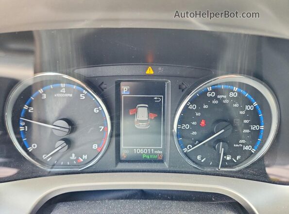 JTMYFREV1HJ116727 2017 TOYOTA RAV4 Серый Вид щитка приборов