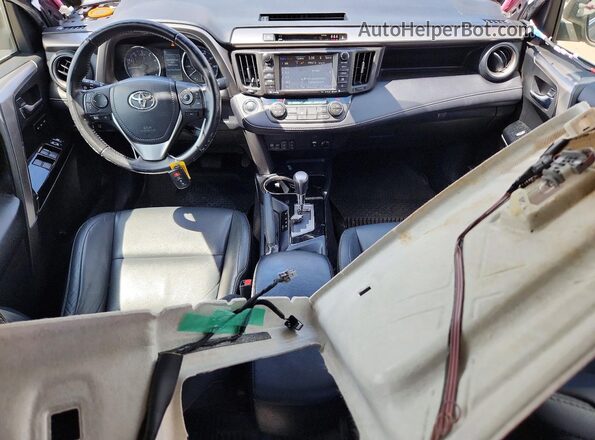 JTMYFREV1HJ116727 2017 TOYOTA RAV4 Серый Вид панели приборов