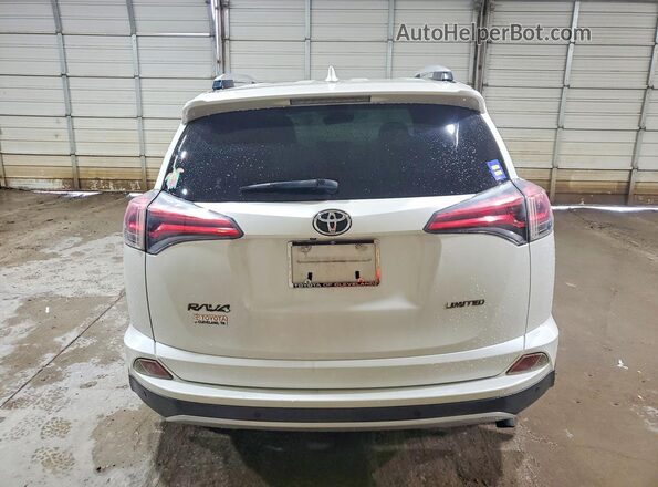 JTMYFREV4GJ069840 2016 TOYOTA RAV4 White Հետևի տեսք