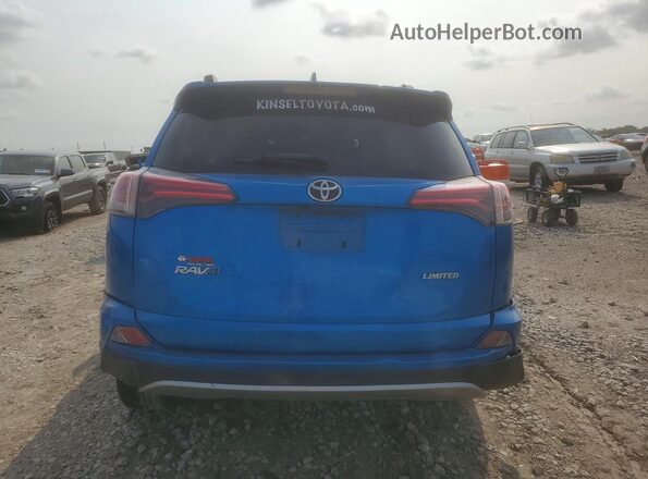 JTMYFREV5JJ154712 2018 TOYOTA RAV4 Синий Вид сзади