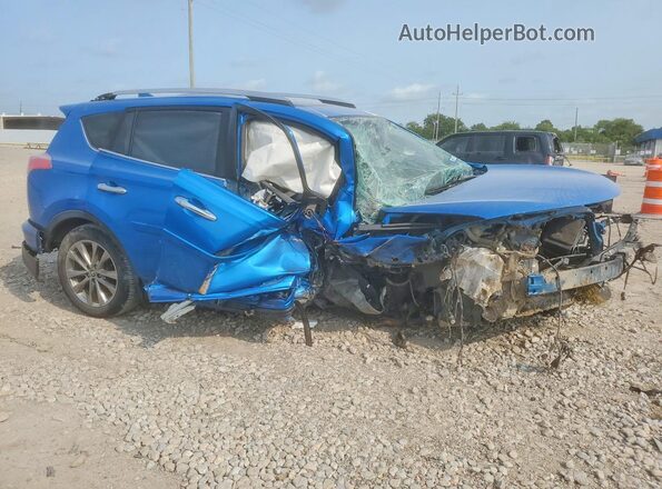 JTMYFREV5JJ154712 2018 TOYOTA RAV4 Синий Передняя правая четверть