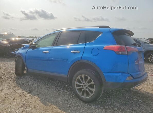 JTMYFREV5JJ154712 2018 TOYOTA RAV4 Синий Задняя левая четверть