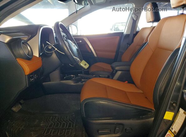 JTMYFREV6HD095128 2017 TOYOTA RAV4 Gray Front interior view
