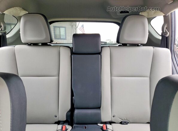JTMYFREV8GJ062051 2016 TOYOTA RAV4 Gray Rear seats view