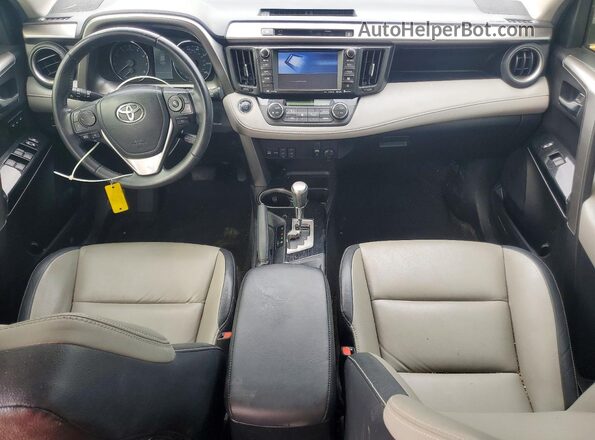 JTMYFREV8GJ068626 2016 TOYOTA RAV4 White Առջևի վահանակի տեսք