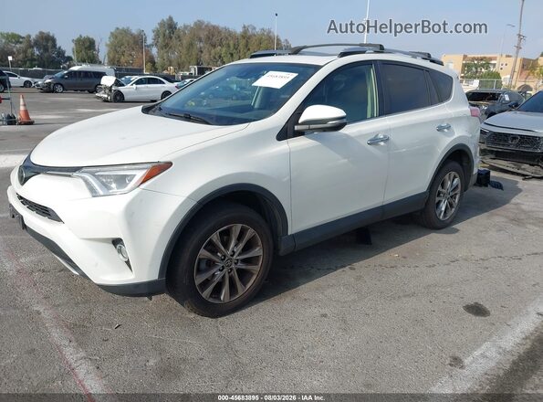 JTMYFREV9GJ077934 2016 TOYOTA RAV4 Белый Передняя левая четверть