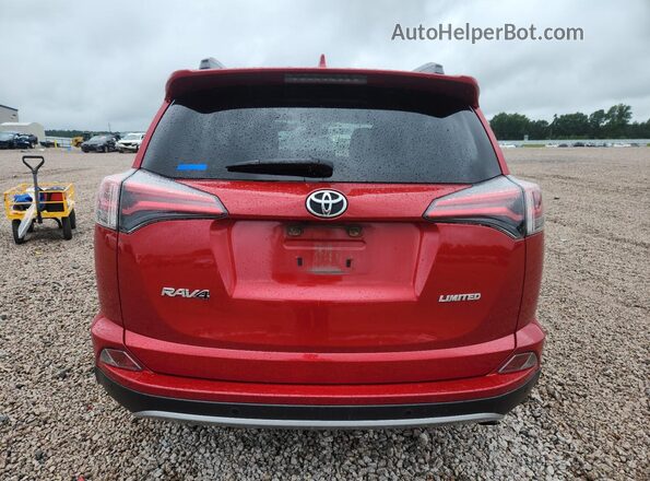 JTMYFREVXHJ132831 2017 TOYOTA RAV4 Red უკანა ხედი