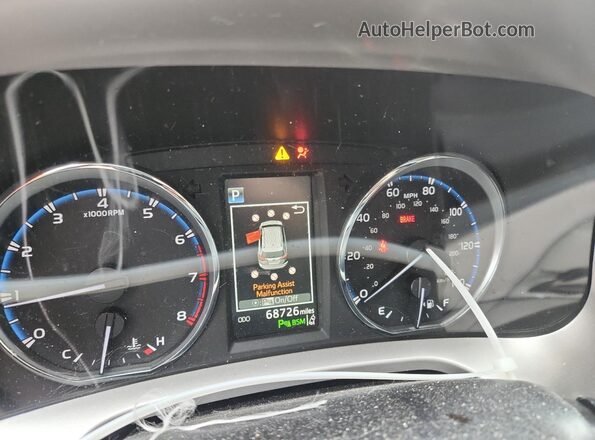 JTMYFREVXHJ132831 2017 TOYOTA RAV4 Red ხელსაწყოთა პანელის ხედი