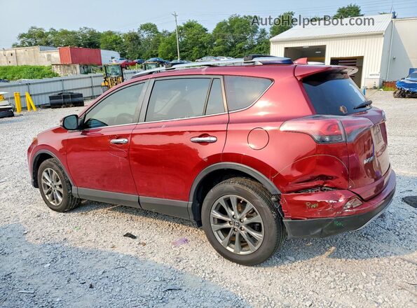 JTMYFREVXJD128587 2018 TOYOTA RAV4 Burgundy Trasero izquierdo