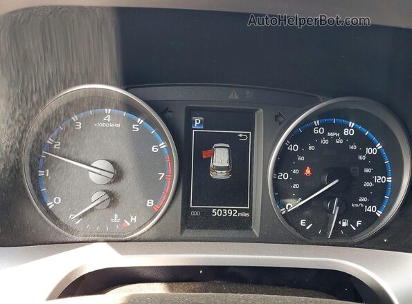 JTMZFREV0JJ742540 2018 TOYOTA RAV4 Gray Instrument cluster view