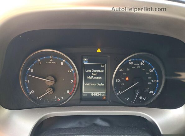 JTMZFREV1JJ752557 2018 TOYOTA RAV4 Gray Instrument cluster view