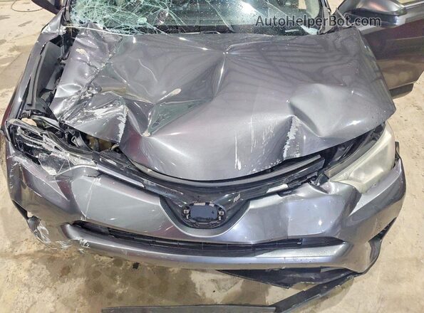 JTMZFREV2JJ195187 2018 TOYOTA RAV4 Gray Вид підкапотного простору