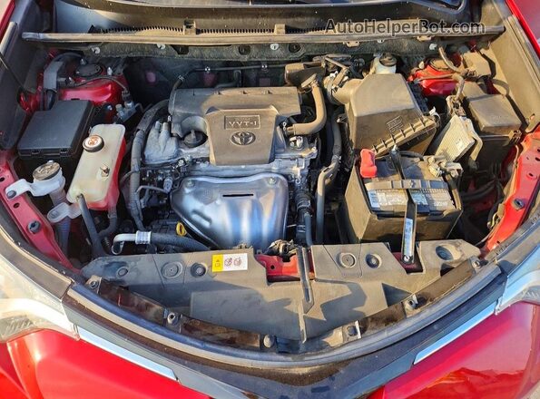 JTMZFREV4HJ143795 2017 TOYOTA RAV4 Красный Вид задней части салона