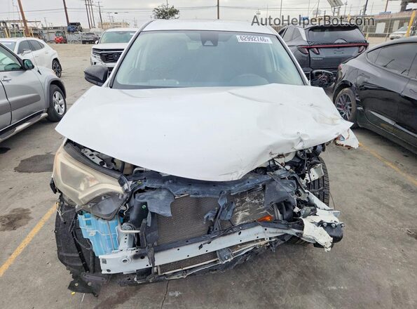 JTMZFREV4JJ201703 2018 TOYOTA RAV4 White Դիմացի տեսք