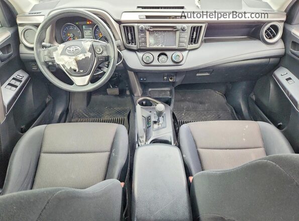 JTMZFREV4JJ201703 2018 TOYOTA RAV4 White Առջևի վահանակի տեսք