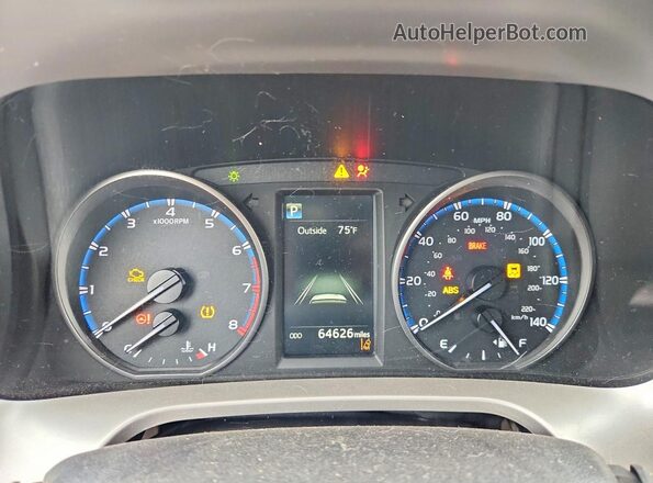 JTMZFREV4JJ201703 2018 TOYOTA RAV4 White Սարքավորումների վահանակի տեսք