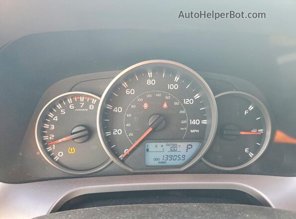 JTMZFREV5GD082809 2016 TOYOTA RAV4 White Вид щитка приладів