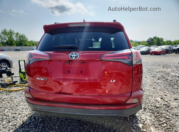 JTMZFREV6HJ119742 2017 TOYOTA RAV4 Red Вид ззаду