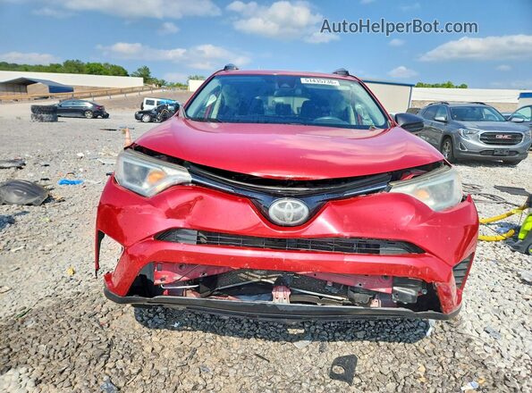 JTMZFREV6HJ119742 2017 TOYOTA RAV4 Red Вид спереду