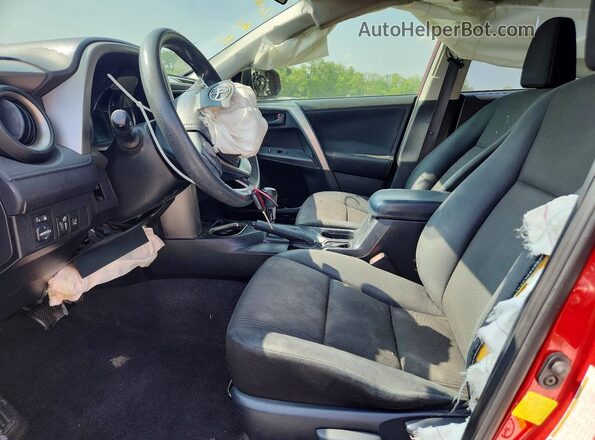JTMZFREV6HJ119742 2017 TOYOTA RAV4 Red Вид салону спереду