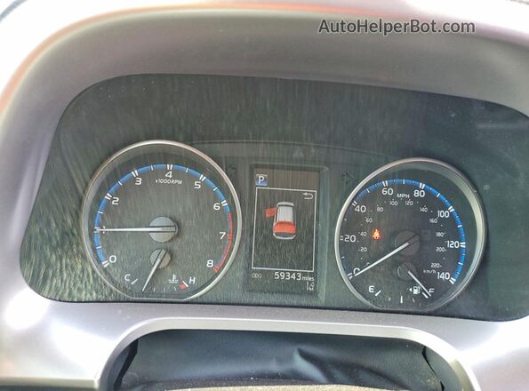 JTMZFREV7HJ716592 2017 TOYOTA RAV4 White Вид щитка приладів