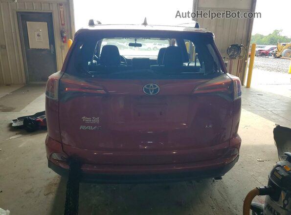 JTMZFREV8GJ079940 2016 TOYOTA RAV4 Red უკანა ხედი