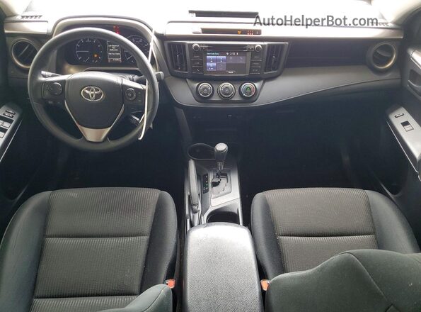 JTMZFREV8JJ190382 2018 TOYOTA RAV4 White Widok deski rozdzielczej