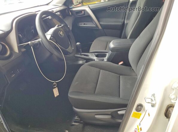 JTMZFREV8JJ190382 2018 TOYOTA RAV4 White Widok wnętrza z przodu