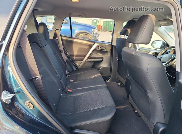 JTMZFREV9JJ752337 2018 TOYOTA RAV4 Синий Вид задних сидений