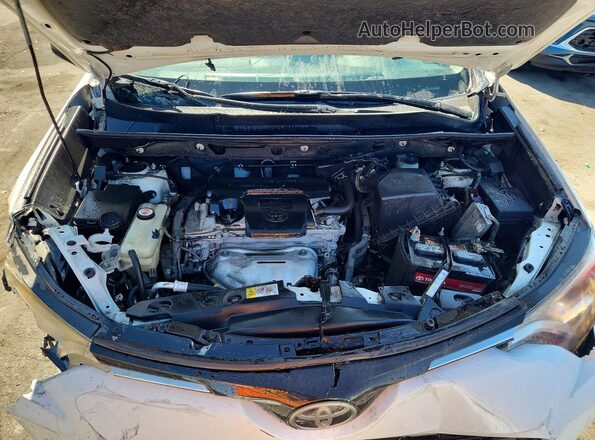 JTMZFREVXHJ701987 2017 TOYOTA RAV4 White Vista del compartimento del motor