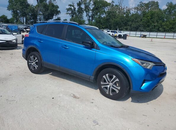 JTMZFREVXJJ749351 2018 TOYOTA RAV4 Синий Передняя правая четверть