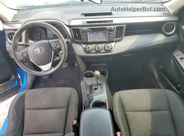 JTMZFREVXJJ749351 2018 TOYOTA RAV4 Синий Вид панели приборов