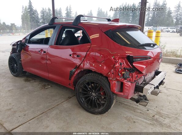 JTNABAAE1SA017249 2025 TOYOTA GR COROLLA Red Задня ліва чверть
