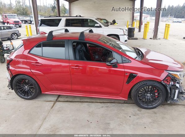 JTNABAAE1SA017249 2025 TOYOTA GR COROLLA Red Панорамний вид салону 360°