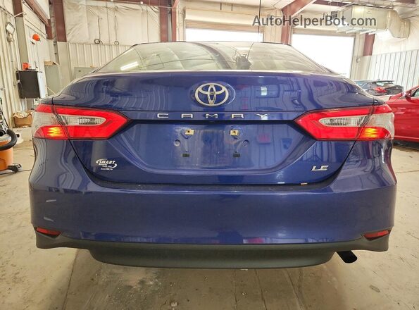 JTNB11HK5J3021567 2018 TOYOTA CAMRY Blue Հետևի տեսք