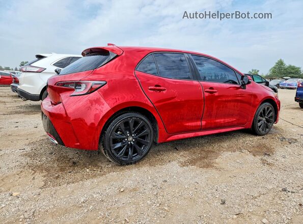 JTNB4MBE5M3118266 2021 TOYOTA COROLLA Red Tył prawy