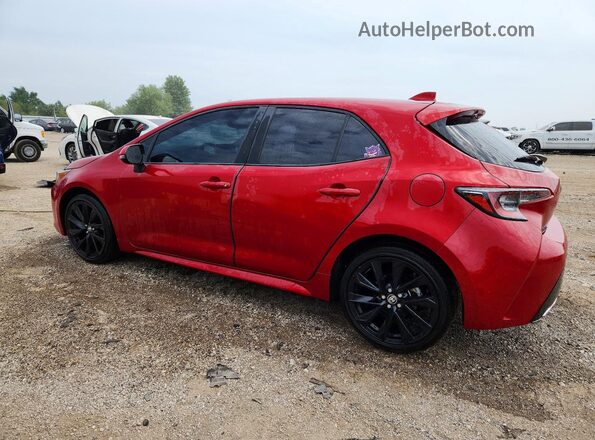 JTNB4MBE5M3118266 2021 TOYOTA COROLLA Red Tył lewy