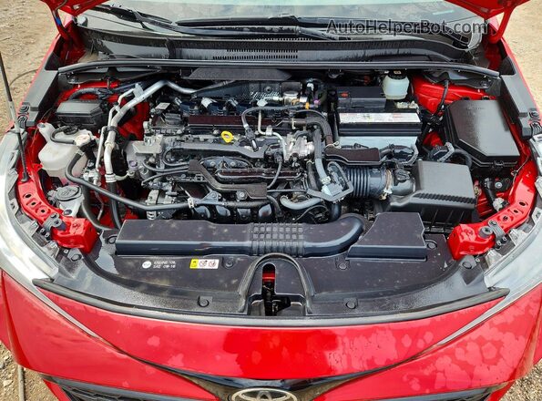 JTNB4MBE5M3118266 2021 TOYOTA COROLLA Red Widok wnętrza z tyłu