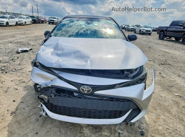 JTNB4MBE5M3120857 2021 TOYOTA COROLLA Silver Front view